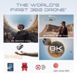 پهپاد FPV با دوربین ۸K آنتی‌گراویتی - تصویر 3