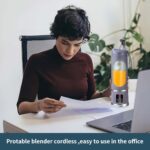 مخلوط‌کن KUWEI Cordless USB-C rechargeable ۴۵۰ میلی‌لیتر - تصویر 5