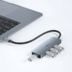 هاب تایپ سی ویوو WiWU Alpha 440 Pro USB HUB 4 in 1 - تصویر 3