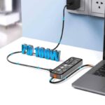 هاب تایپ سی ویوو WiWU Cyber HUB 7 in 1 USB-C CB007 - تصویر 6