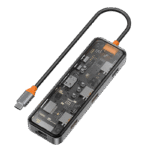 هاب تایپ سی ویوو WiWU Cyber HUB 8 in 1 USB-C CB008