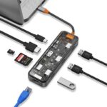 هاب تایپ سی ویوو WiWU Cyber HUB 8 in 1 USB-C CB008 - تصویر 4