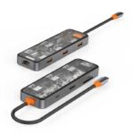 هاب تایپ سی ویوو WiWU Cyber HUB 8 in 1 USB-C CB008 - تصویر 7