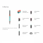 سشوار دایسون Dyson HS05 Airwrap Complete Long Ceramic Pop - تصویر 4
