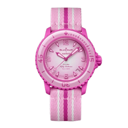 ساعت سواچ Swatch X Blancpain Scuba Fifty Fathoms Pink Ocean
