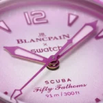 ساعت سواچ Swatch X Blancpain Scuba Fifty Fathoms Pink Ocean - تصویر 4