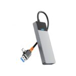 هاب تایپ سی ویوو WiWU Linker 4 In 1 USB-A&C A431C Hub - تصویر 2