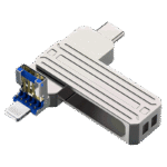 فلش مموری ویوو WiWU Flash Drive Wi-FD001 ظرفیت 256 گیگابایت - تصویر 4